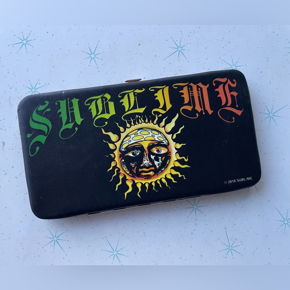 Brand New SUBLIME reggae rock punk music wallet slim clutch unisex money holder